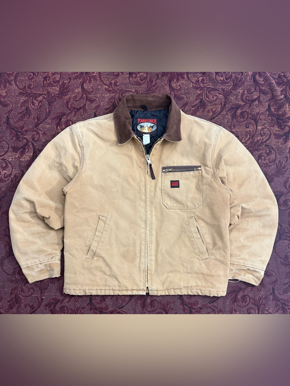 Vintage Tough Duck Carhartt Detroit Style Canvas Work Jacket